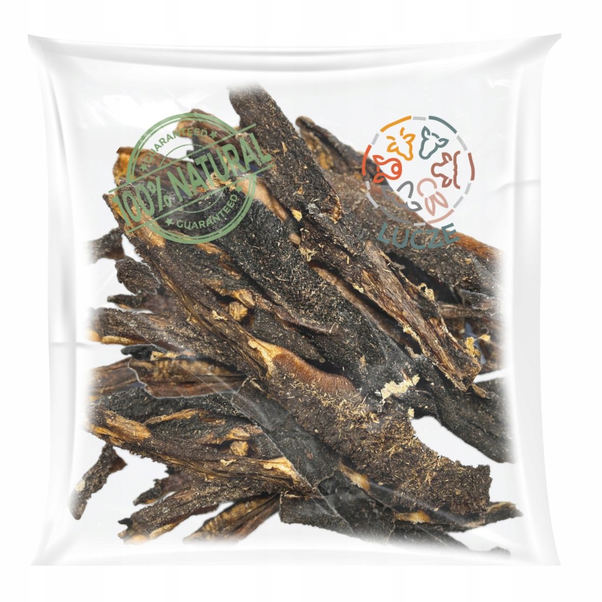 Lucze Żwacze wołowe 1kg suszone 100% Naturalny gryzak przysmak dla psa