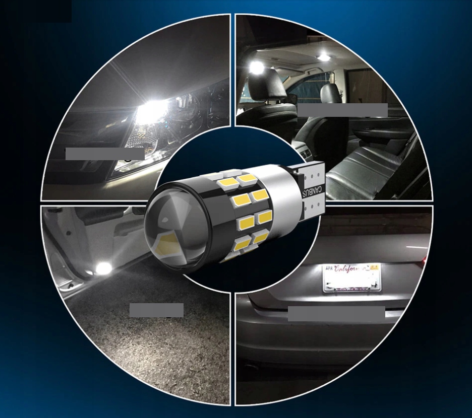 Żarówki LED Postojowe Kpl. Postojówka 30 LED T10 W5W x2 RETRIFY Canbus PRO Producent Autoled24