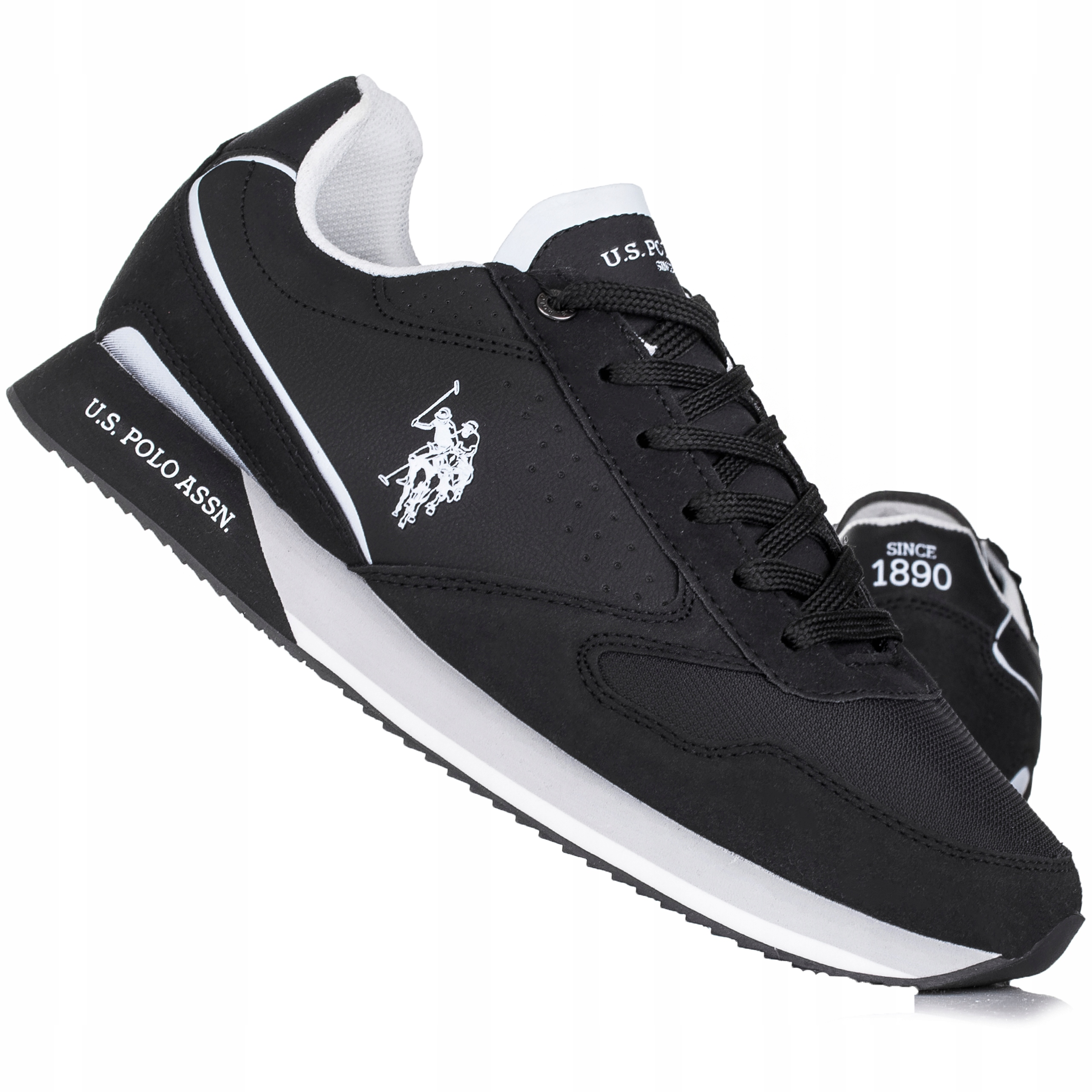 

Buty sneakersy męskie U.s Polo Assn. NOBIL003A-BLK