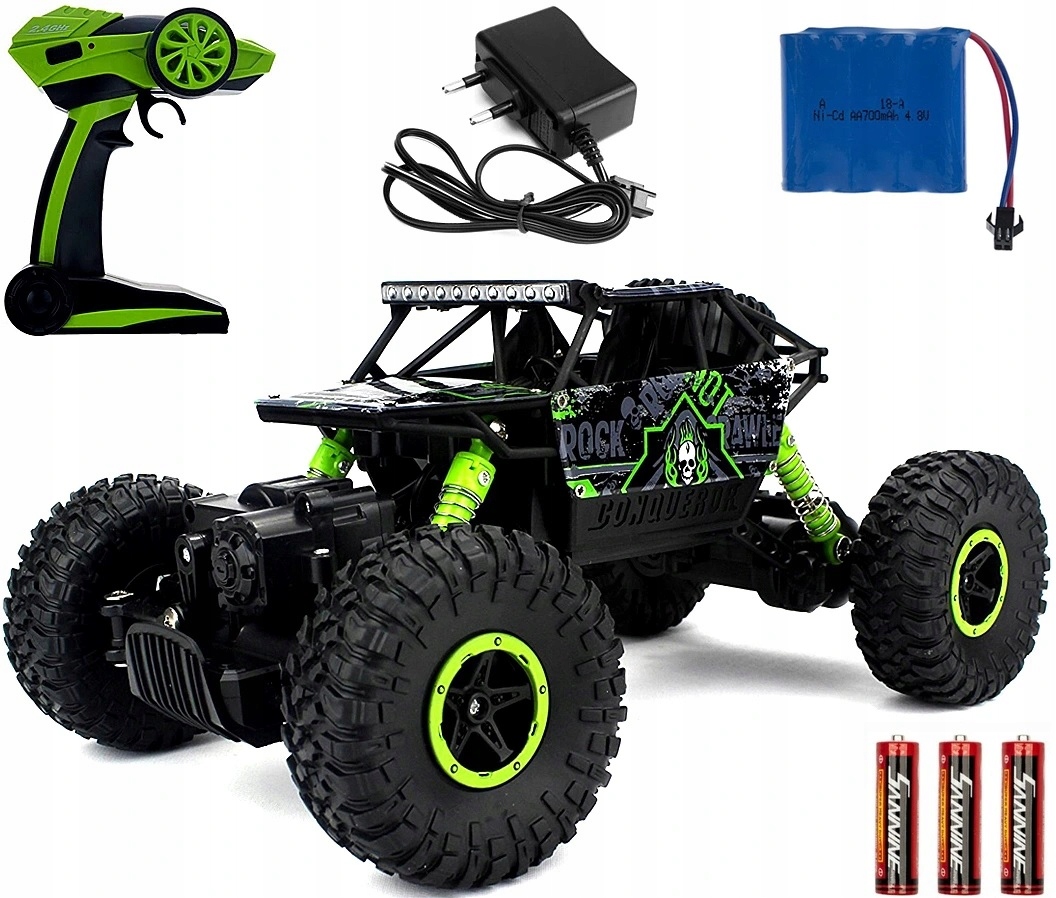 Auto Na Dálkové Ovládání Terénní Rc 2 Motory Auto 4X4 Na Dálkové Ovládání Dárek