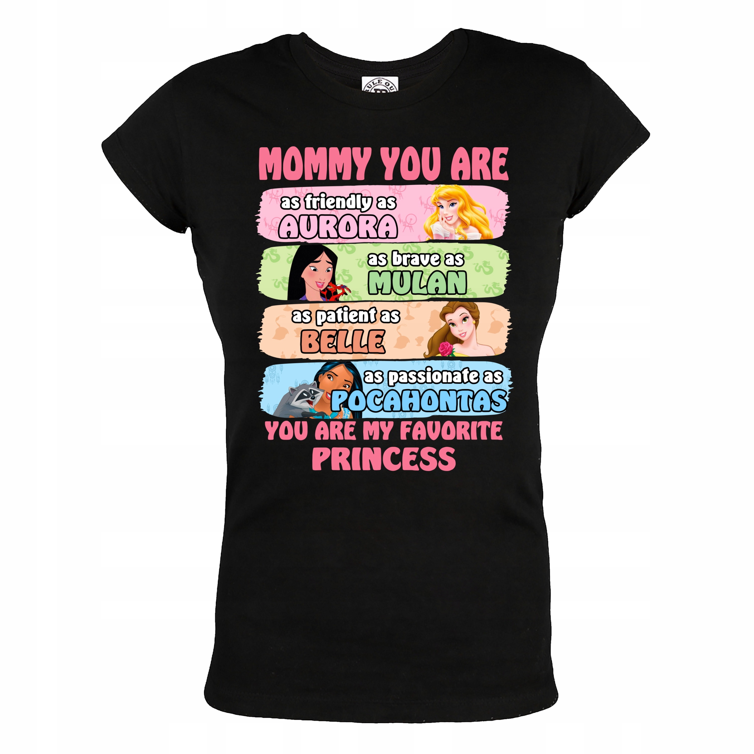 

Damska Koszulka Na Dzień Mamy Księżniczka Mama