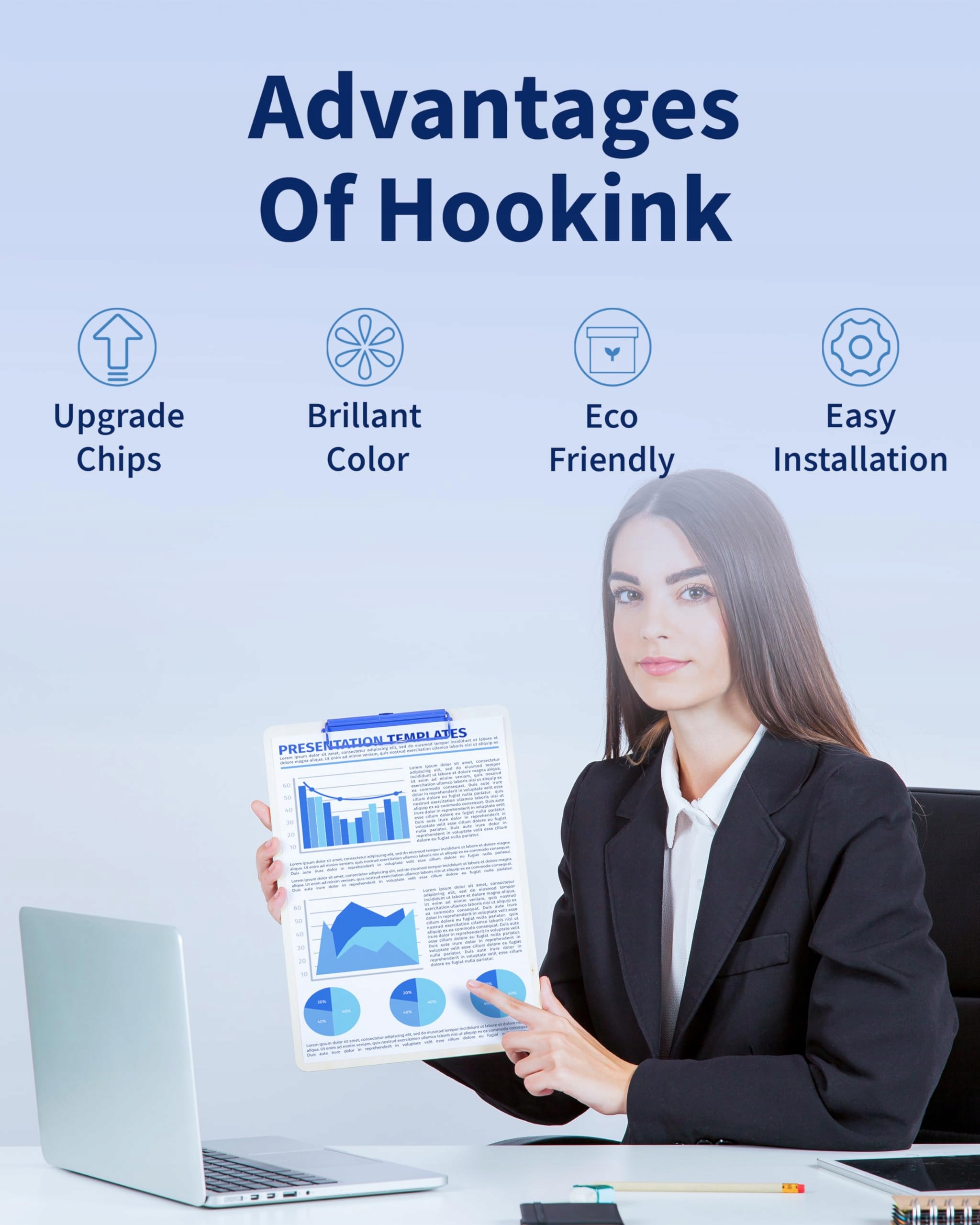 HOOKINK Zestaw 6 Tuszy 378XL Kompatybilne z Epson XP8600 XP8500 XP8700 — miniatura 5