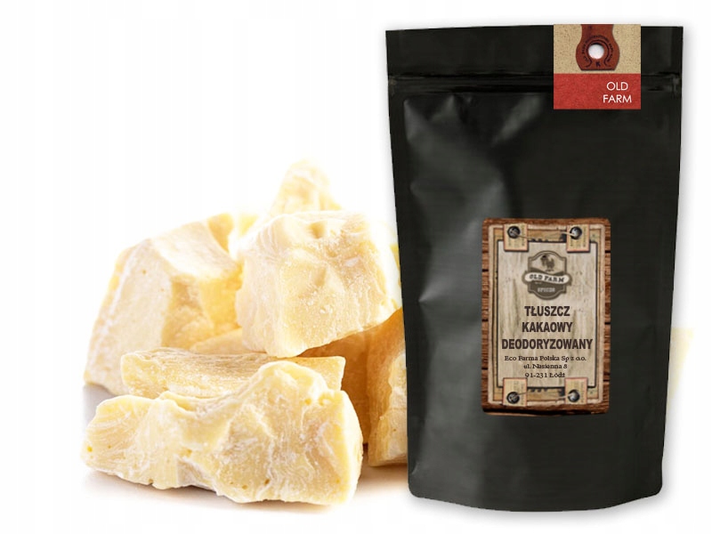 Levně Kakaové Máslo 1 Kg Deodorizované Přírodní Kakaový Tuk 100%