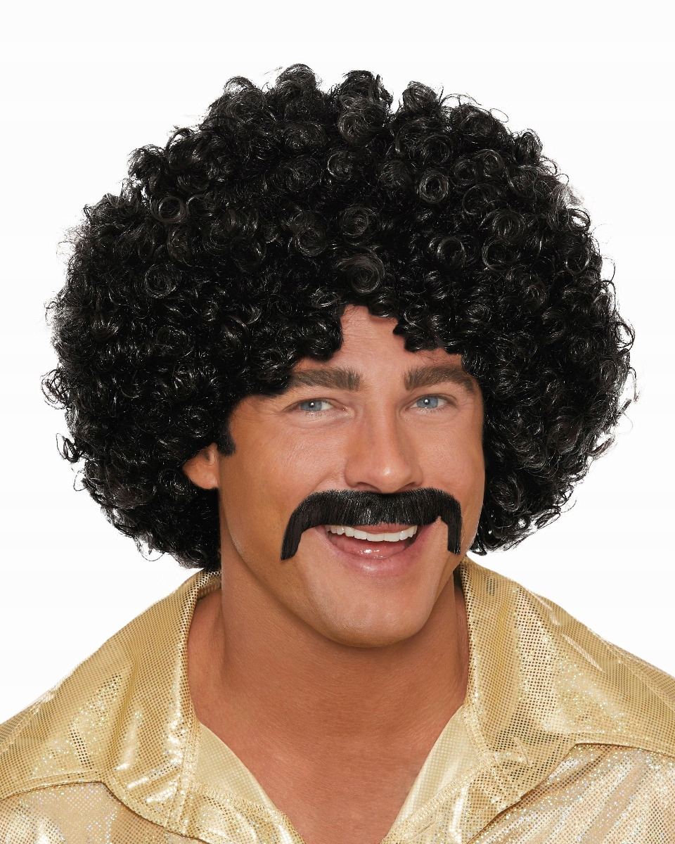 PERUKA AFRO CZARNA KRĘCONE WŁOSY NA IMPREZE PRZEBRANIE