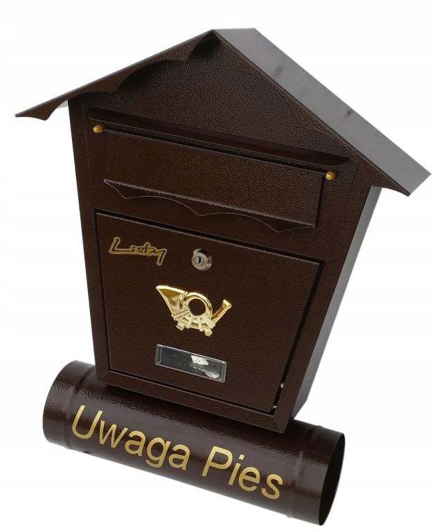 

Skrzynka Na Listy Domek Duży SD2T + Nr Domu,ulica