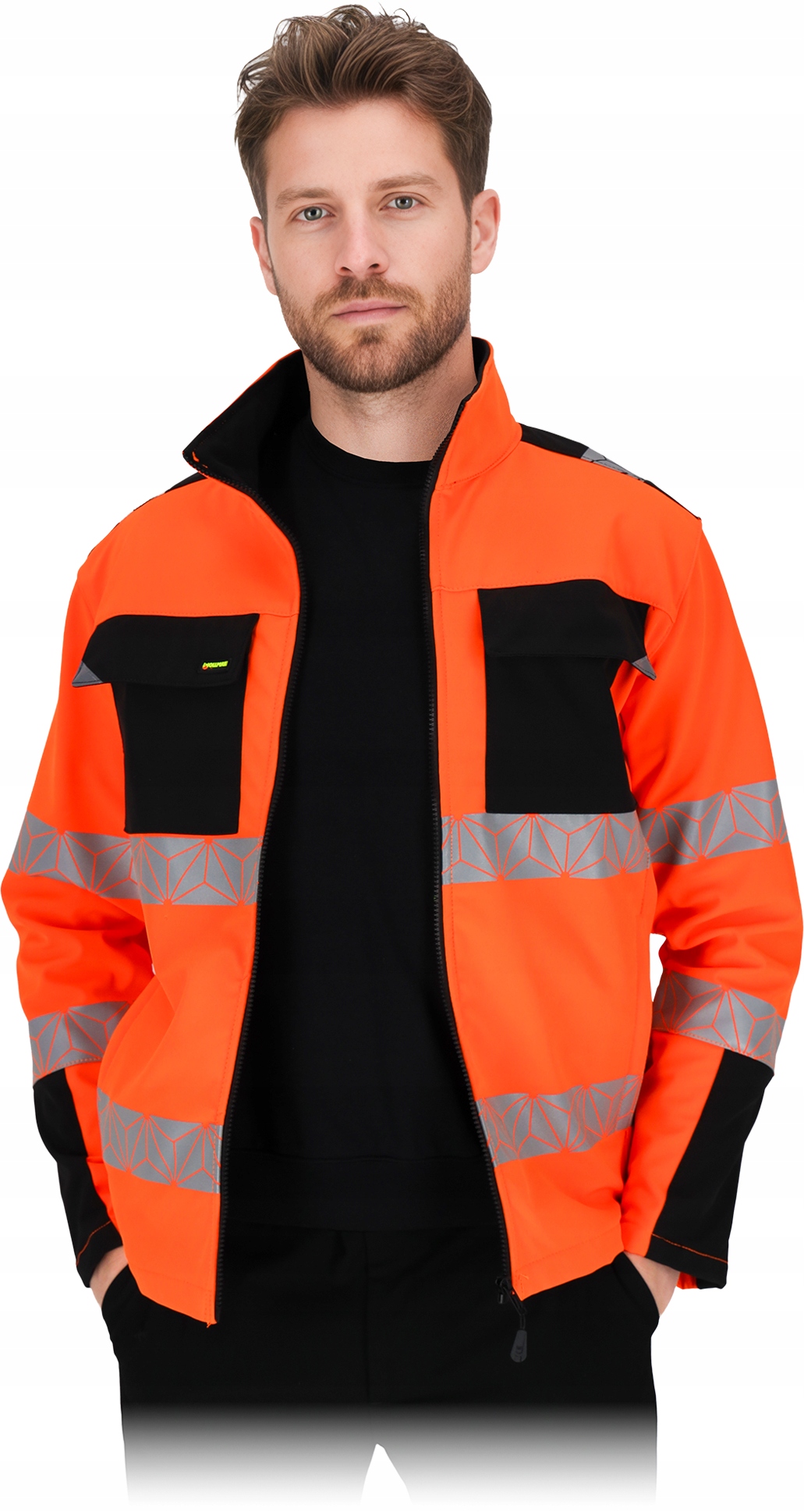 Výstražná softshellová bunda Pro Silničáře Lh Prizmat-sh Pb vel. M
