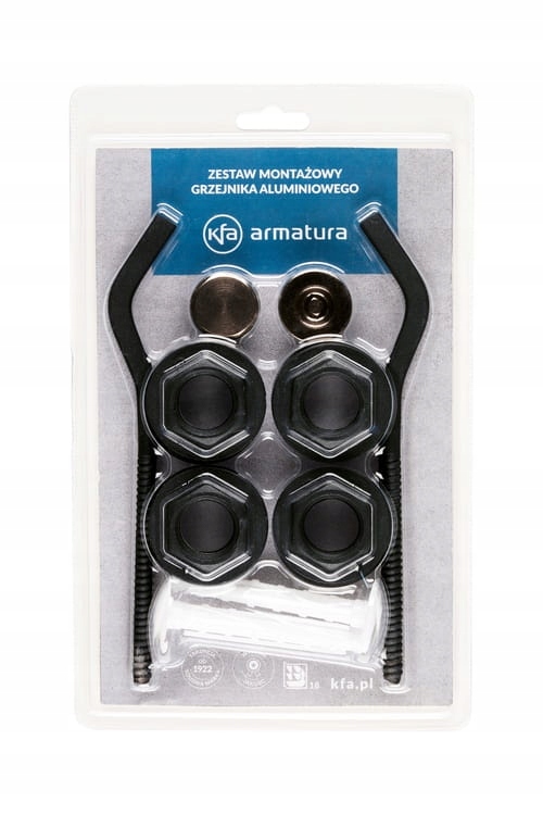ZESTAW MONTAŻOWY GRZEJNIKA ALUMINIOWEGO CZARNY Kod producenta 878-200-81