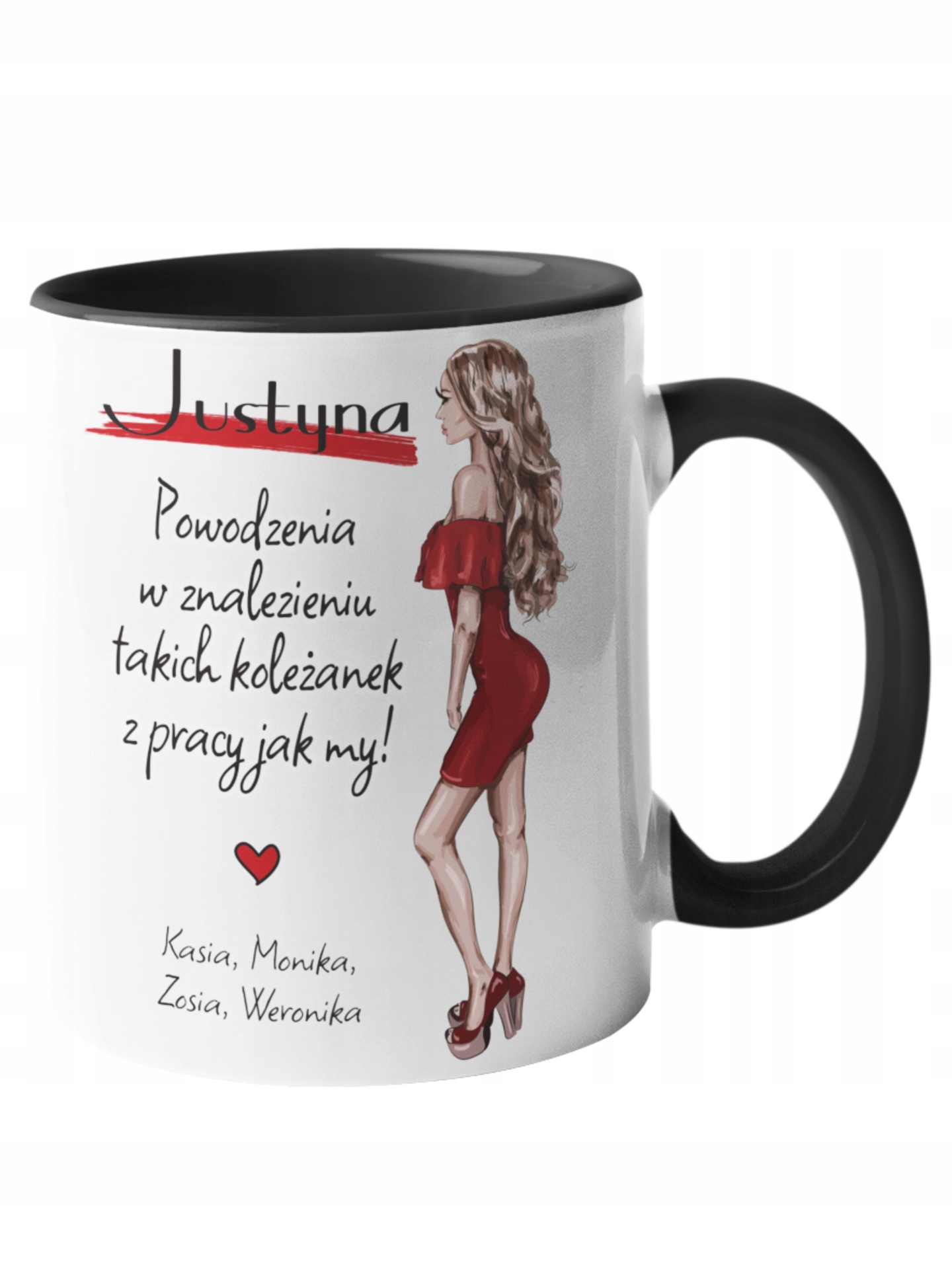 

Kubek Pożegnanie Koleżanki czarny Imię