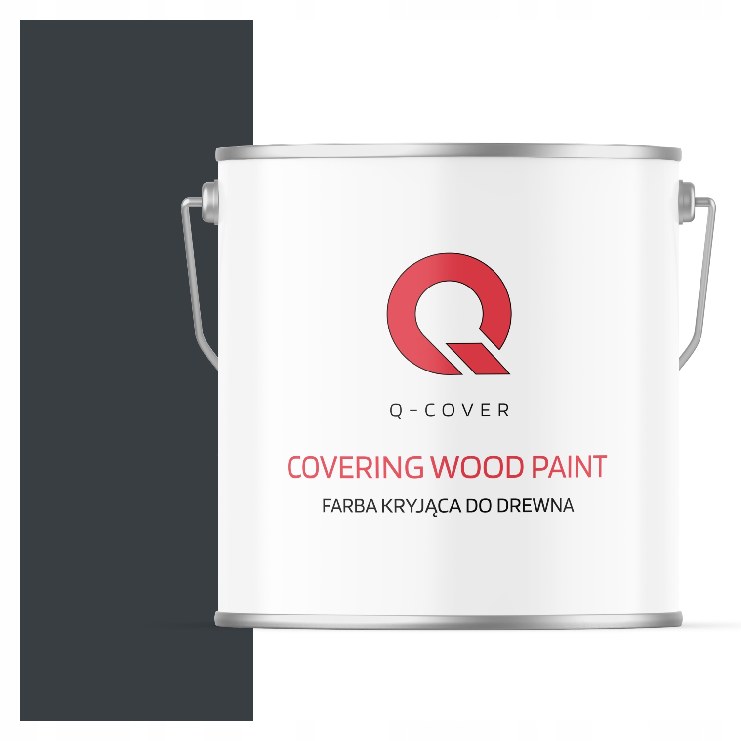 Farba Do Drewna Kryjąca Drzwi Renowacji Osb Mdf Ral 7016 Antracyt Satyna 5L