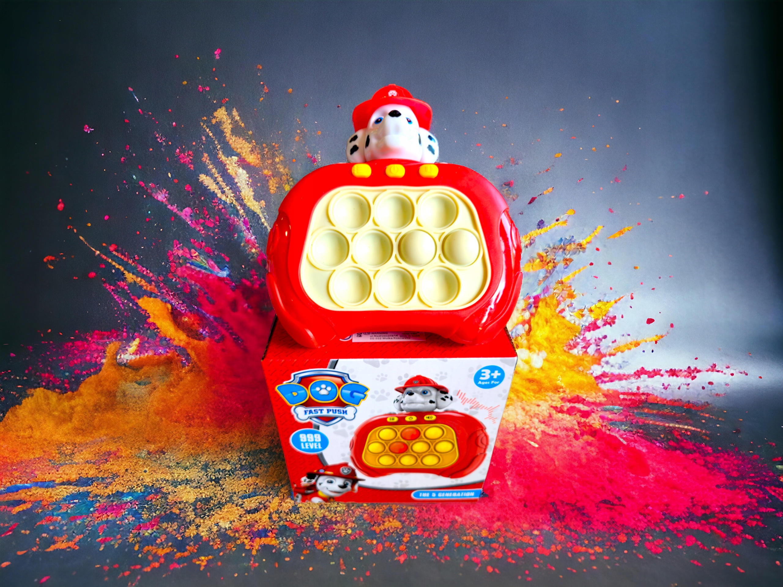 GRA POP IT PRO PUSH ELEKTRYCZNA GRA ANTYSTRESOWA ZRĘCZNOŚCIOWA PSI PATROL Marka inna