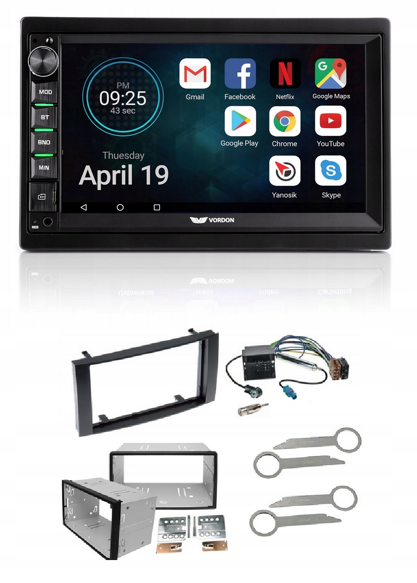 Vordon AC-8290 Rádio CarPlay Bluetooth Vw Multivan Touareg Cúvacia kamera