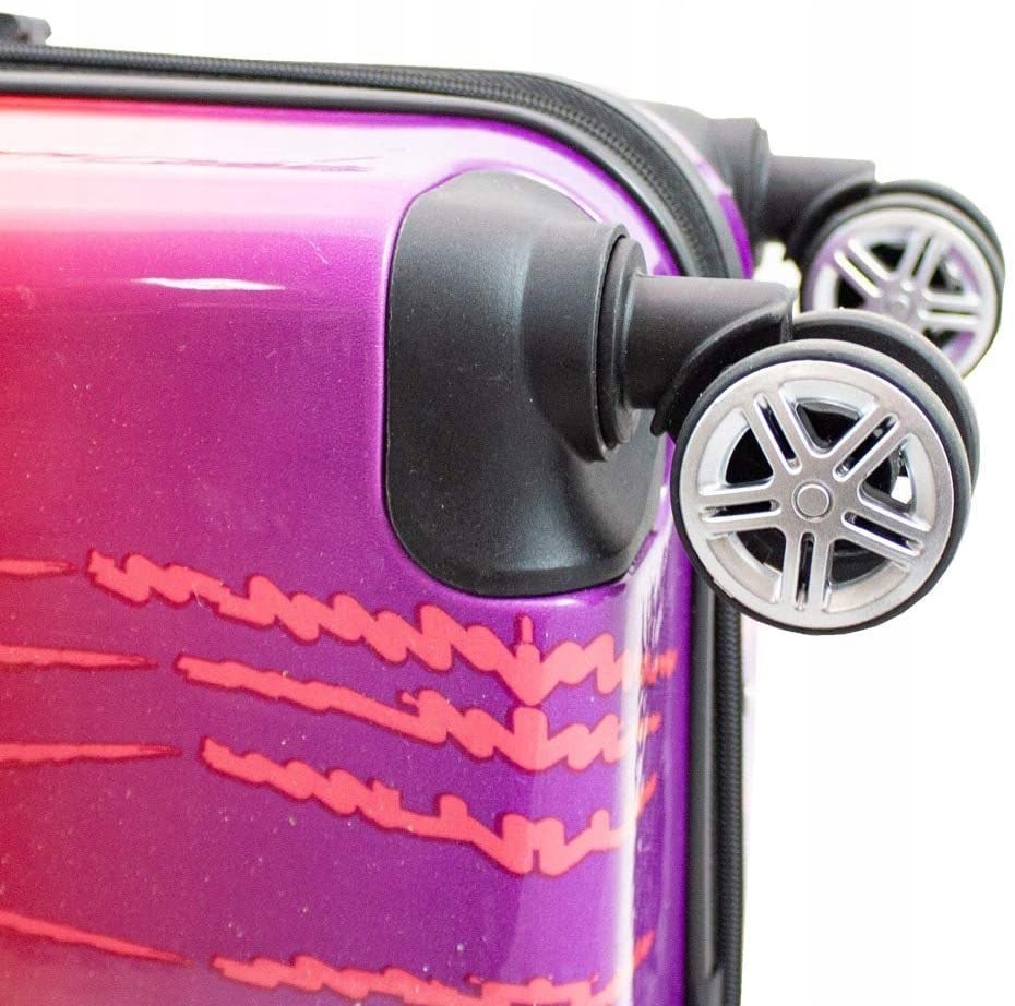 KOMPLET NOWOCZESNYCH WALIZEK 3D PODRÓŻNYCH M L XL WALIZKI FLAMINGO Bituxx Kod producenta M17437