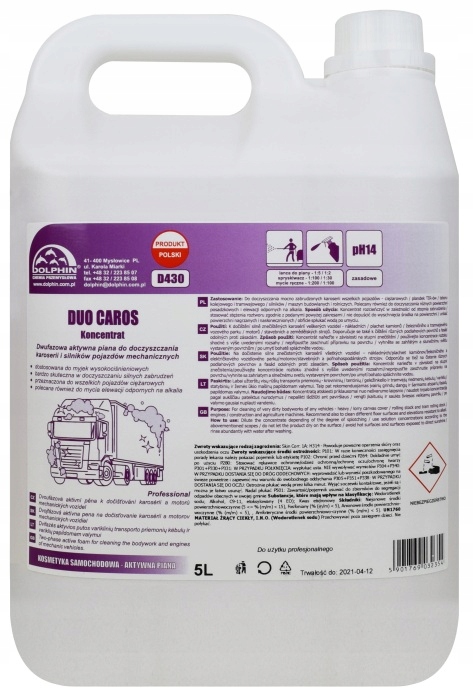 čisticí prostředek na karoserii motoru plachty Tira Aktivní Piana duo caros