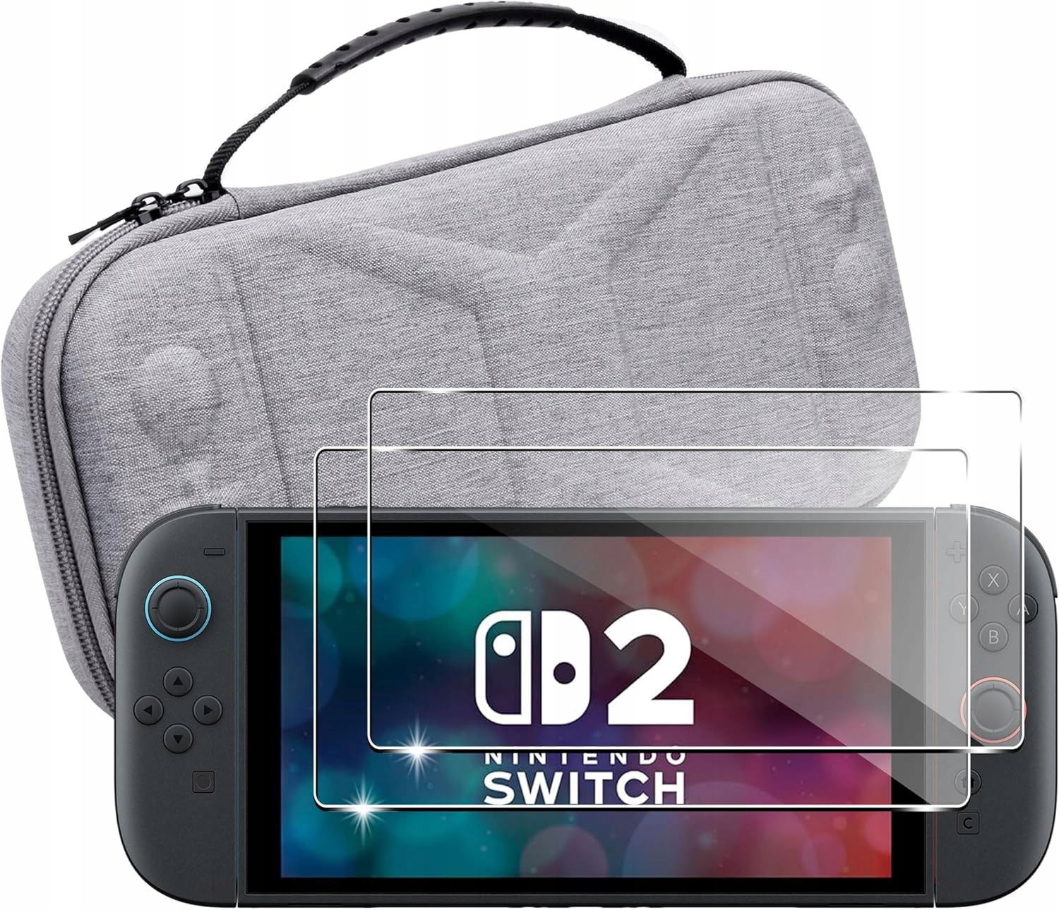 Lemxiee torba na Nintendo Switch 2 + [2 szt.] folia ochronna