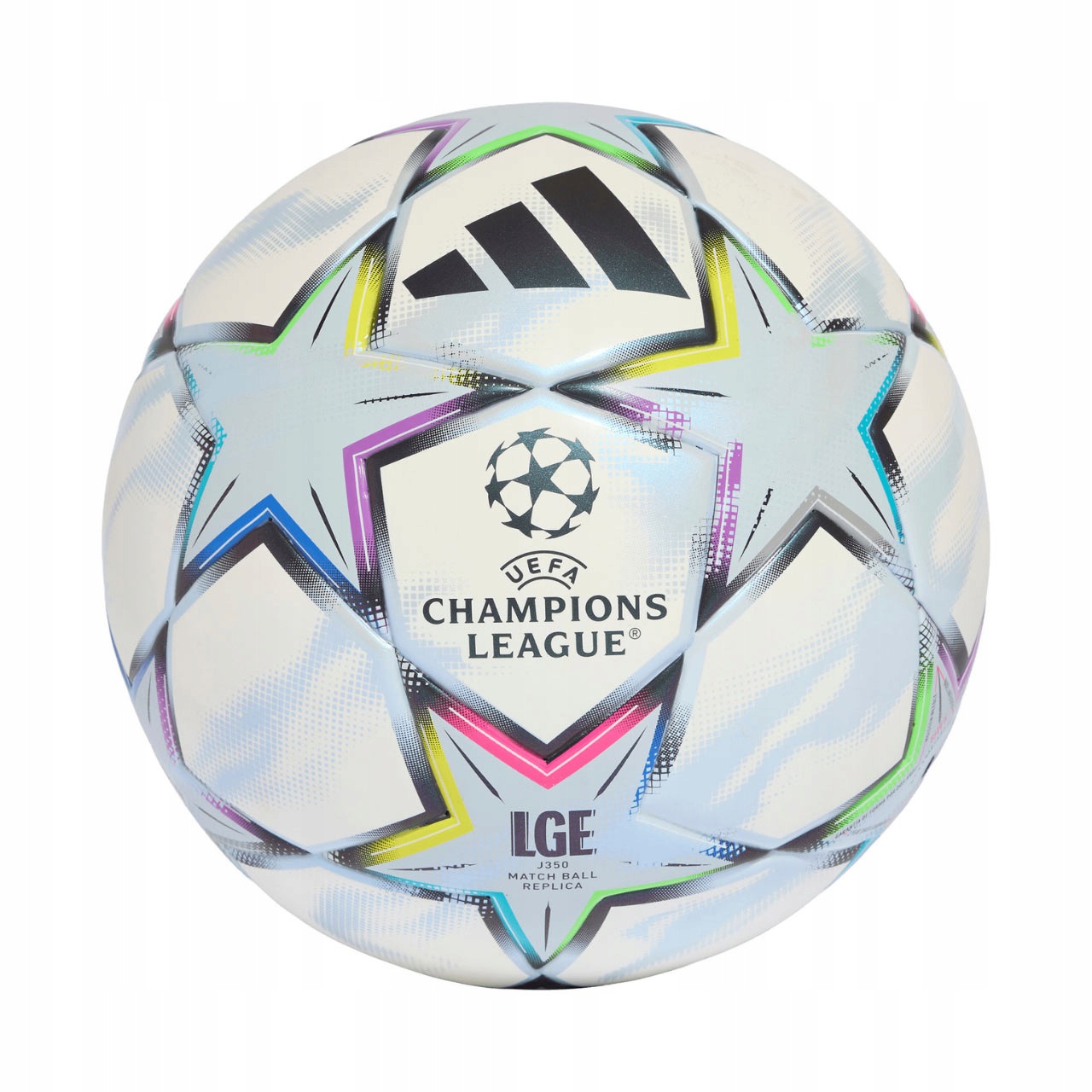 Fotbalový míč adidas Ucl League J350 26/27 League Stage bílo-modrý KE9768