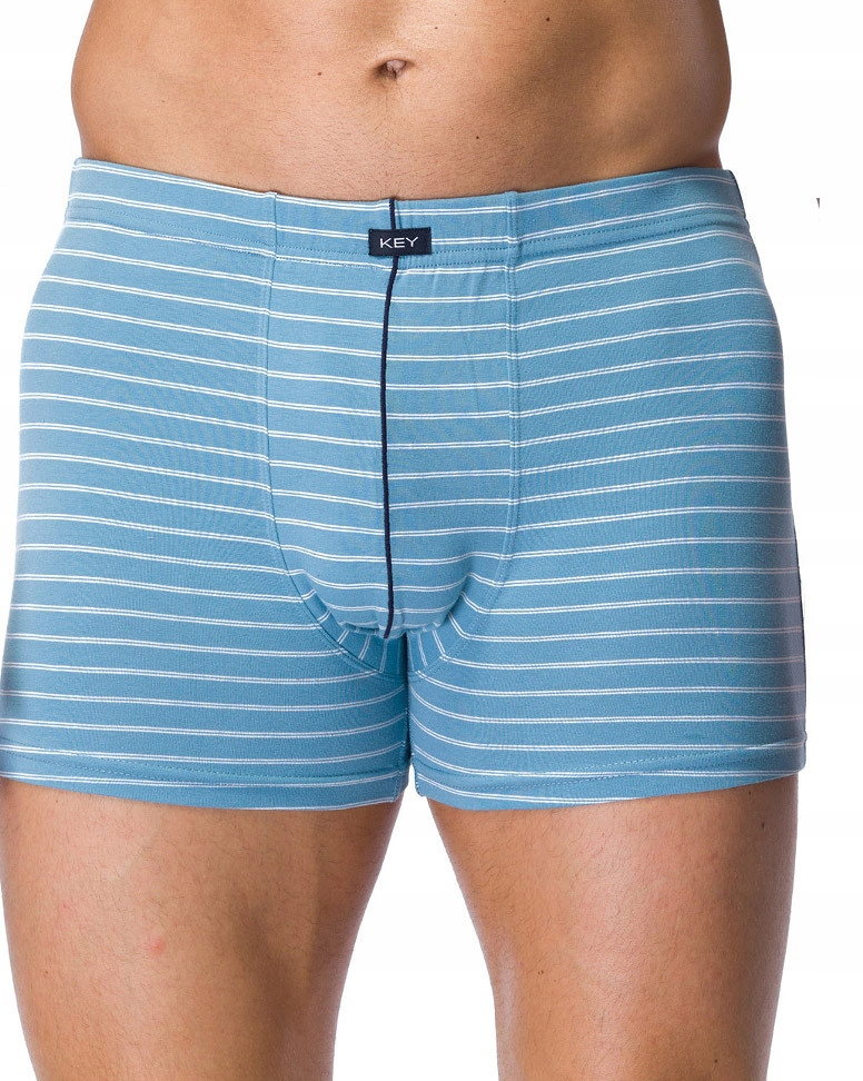 

Bokserki męskie Key Mxh 349 Paski turkusowy # XXL