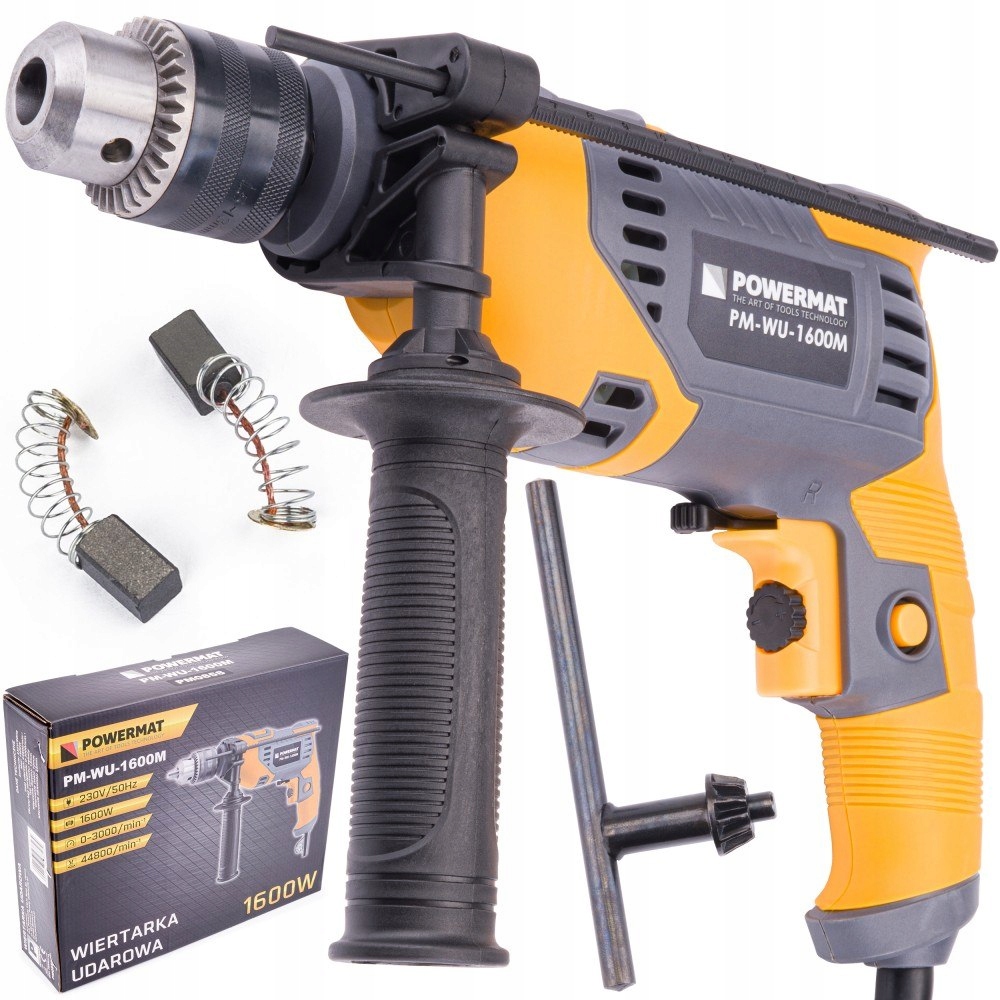 Výkonná Příklepová Vrtačka 1600W 13MM Regulace Příklepu