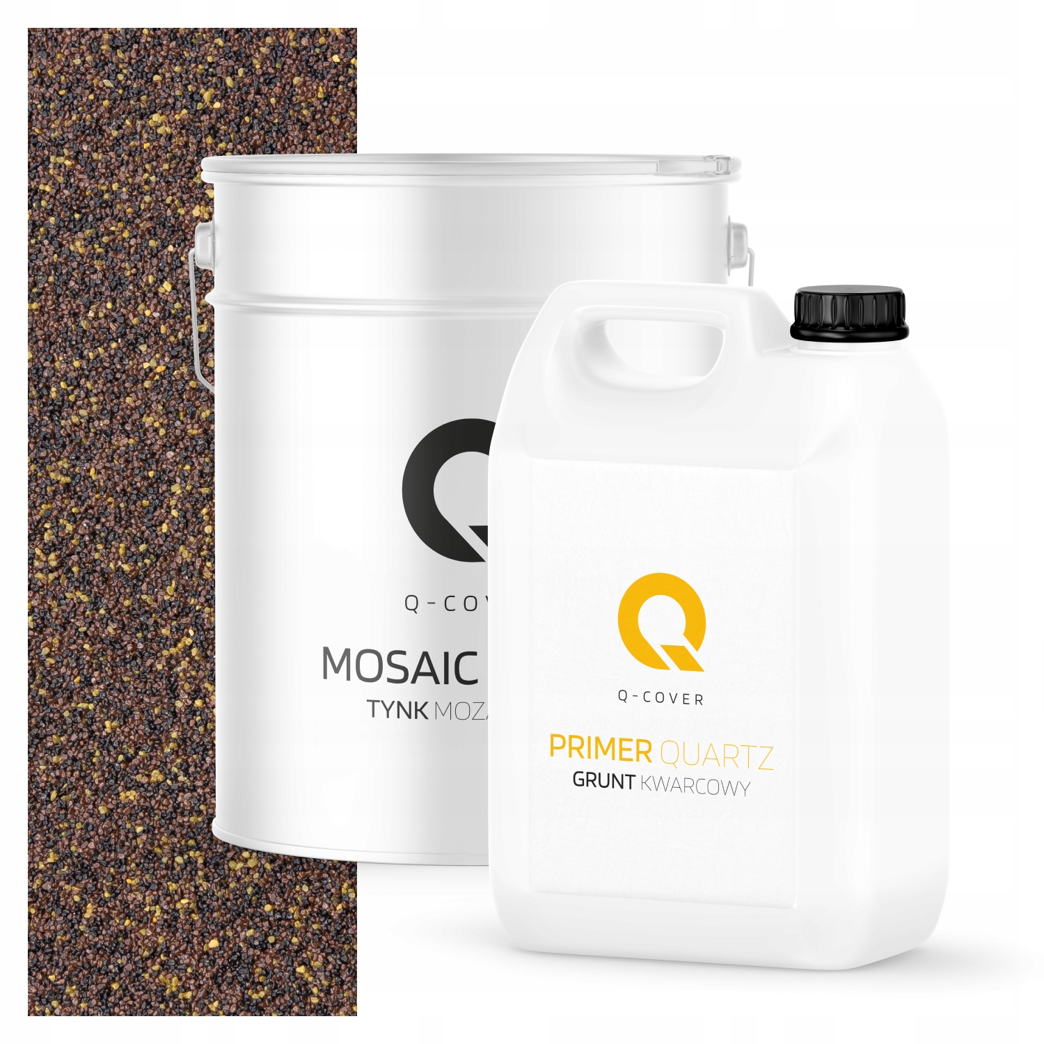 Mozaiková Dekorativní Omítka penetrační nátěr Sada 3.3m2 tmavě hnědá M82