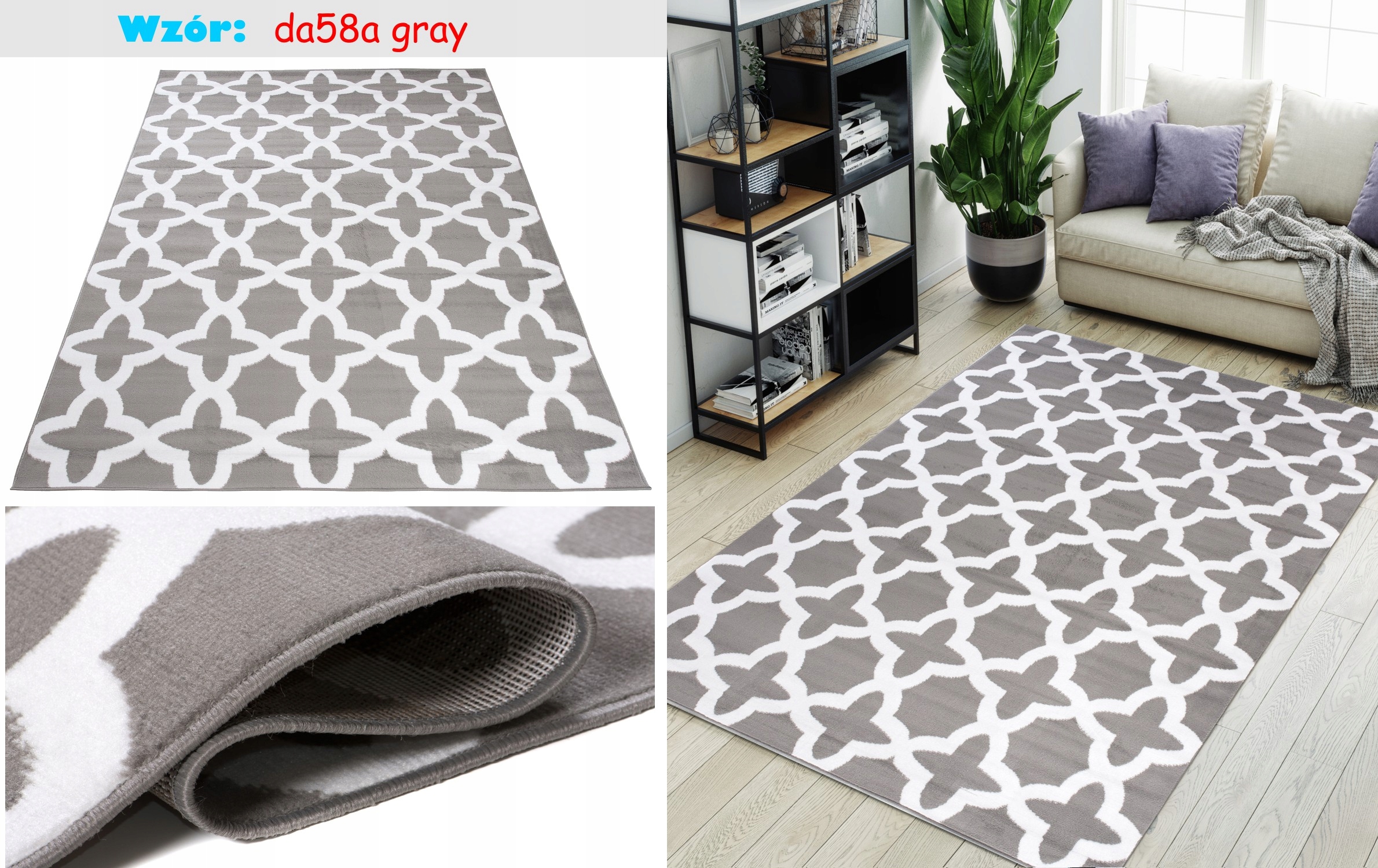 DYWAN 70x140 KOLOROWE DYWANY PLUSZOWE BCF nowość Grubość 8 mm