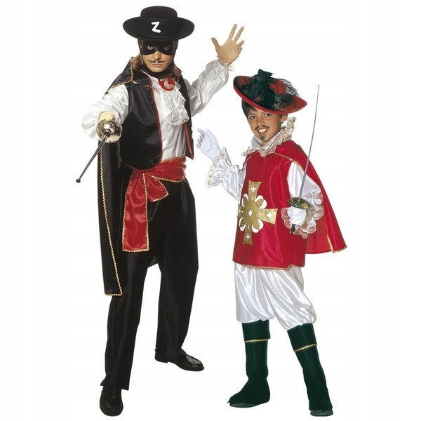 SZPADA MUSZKIETERA ZORRO DŁUGA FLORET PLASTIKOWA Płeć uniseks