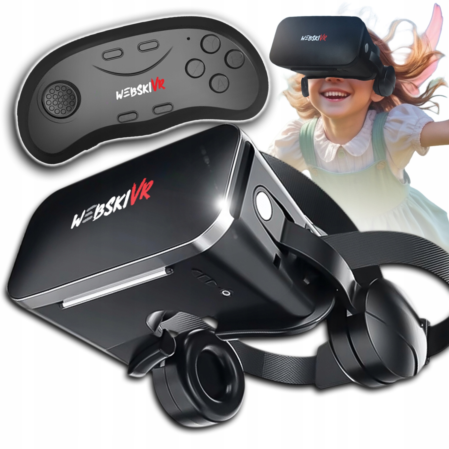 Brýle Pro Virtuální Realitu Na Telefon Brýle Vr Sluchátka Dálkové Ovládání