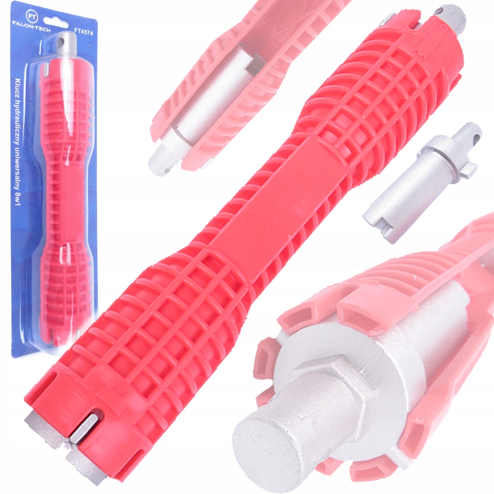 Klucz Hydrauliczny Uniwersalny 8w1 Do Rur Montażu Baterii Zlewu