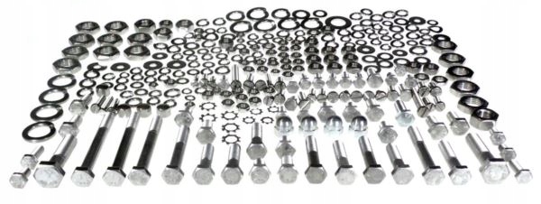 Śruby ocynkowane na ramę klasa 8.8 CZ 350 typ 472 - 4motor