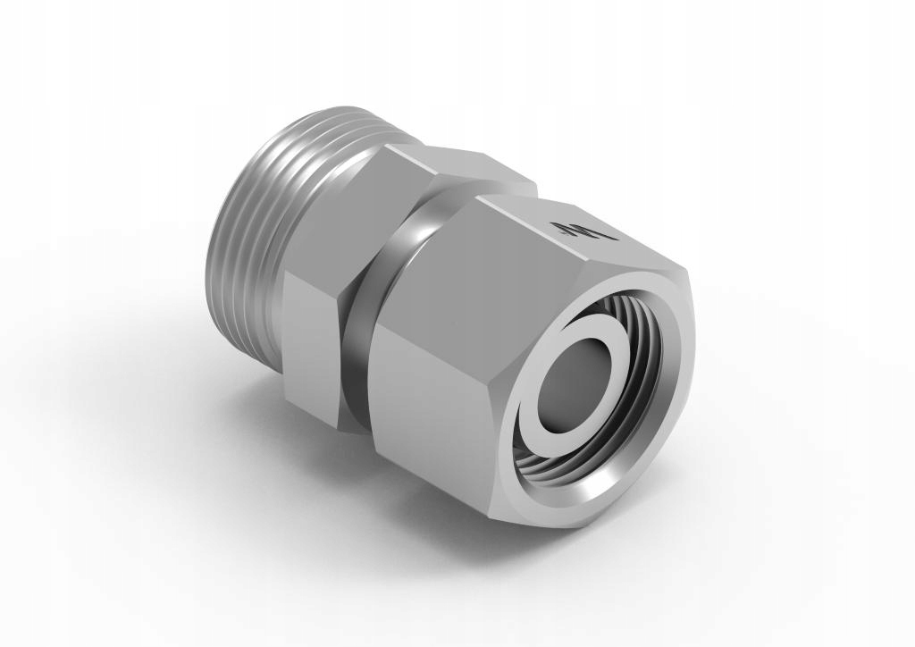 Złączka hydrauliczna metryczna AB (XKOR) A-M22x1.5 15L / B-M26x1.5 WARYŃSKI