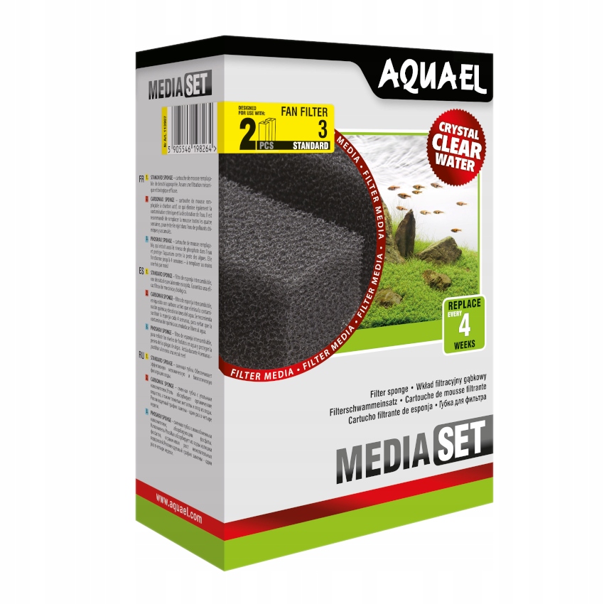 

Aquael Fan 3 Plus wkład gąbkowy do filtra 2szt