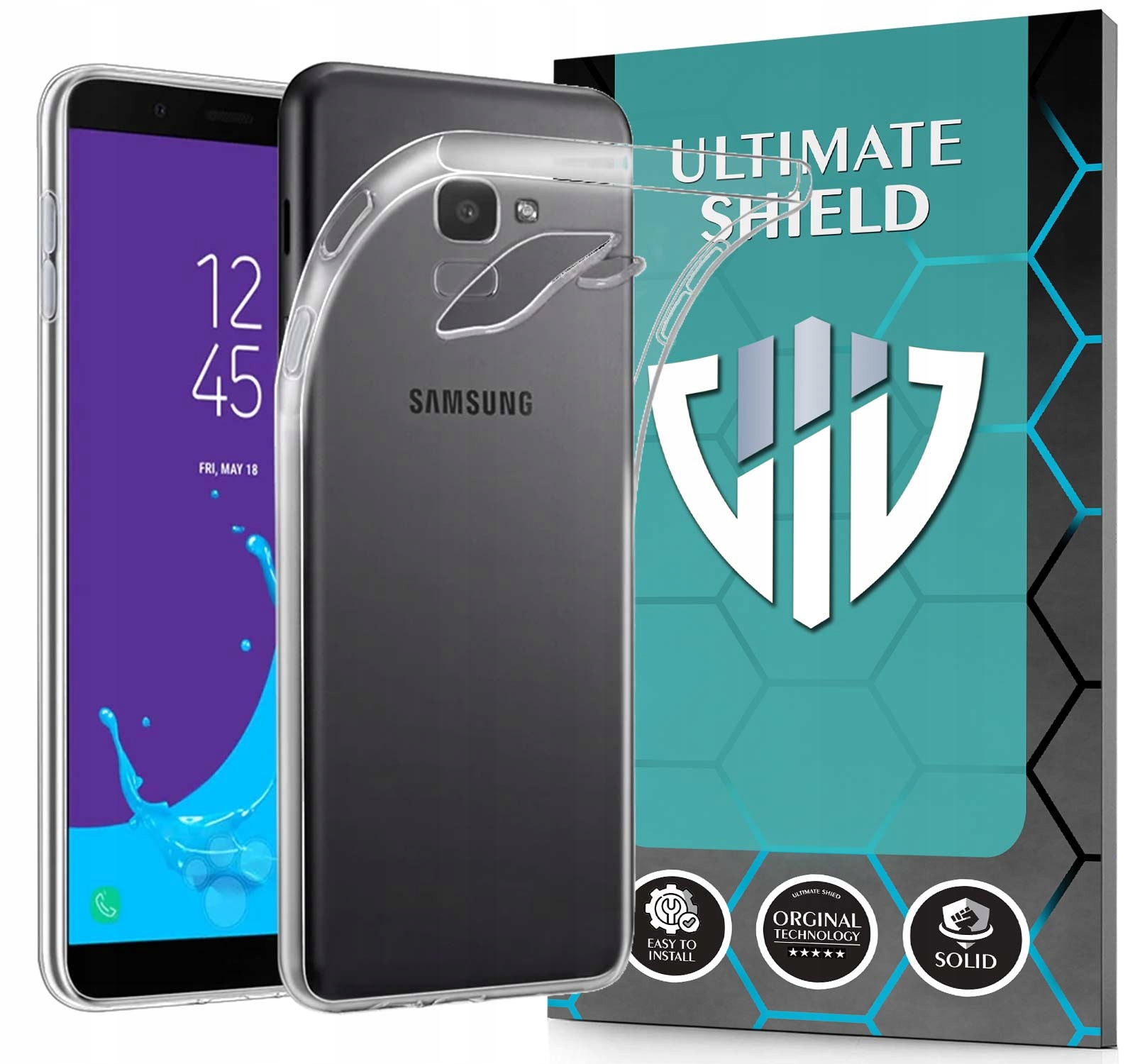 для GALAXY J4 2018 корпус Clear Case