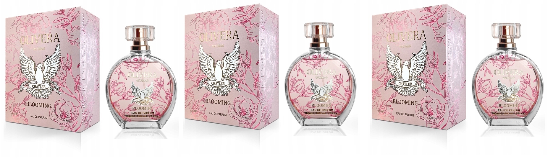 Olivera Blooming 3x100 ml parfémovaná voda Chatler
