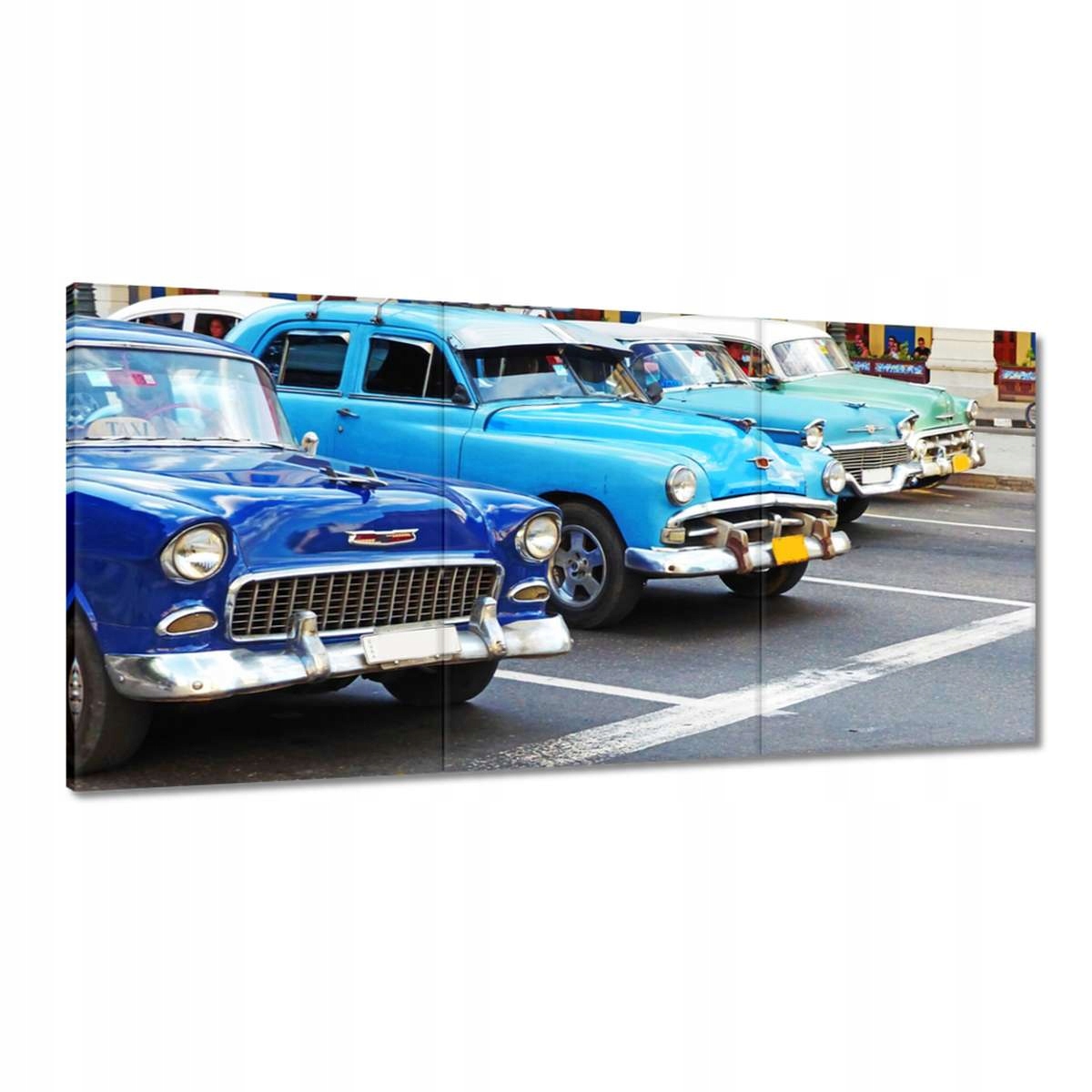 Obrazy 180x90 Kubánske autá Kuba