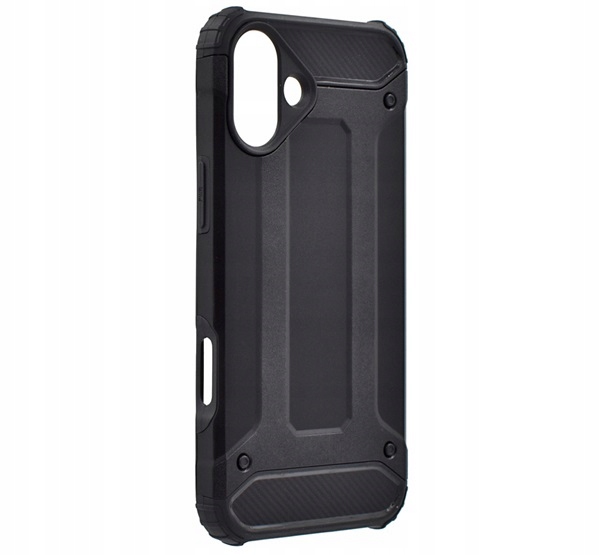 Etui Hybrid Armor pancerne na iPhone 16 czarne Hurtel