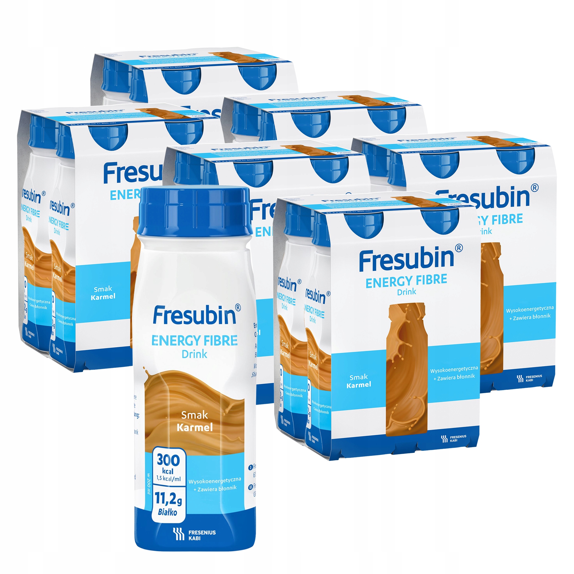 Fresubin Energy Fibre Drink o smaku karmelowym 4x200 ml
