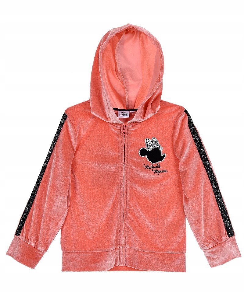 

Welurowa bluza z kapturem Myszka Minnie Disney 128