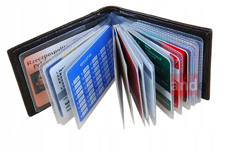 

Etui skórzane Andrus dokumenty karty Rfid secure