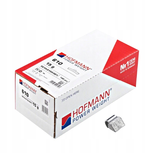 

Ciężarki nabijane do felg aluminiowych 15g Hofmann