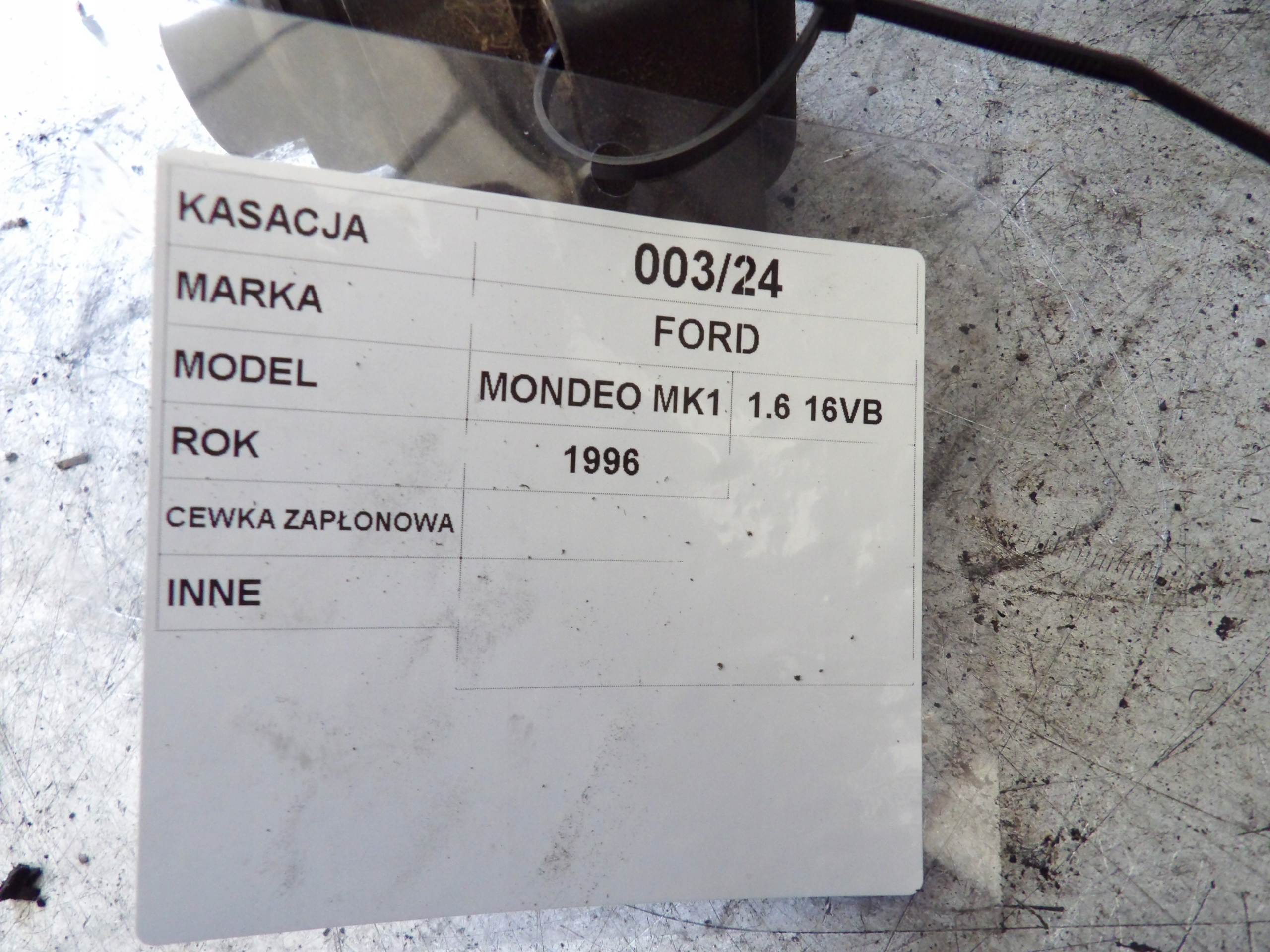 Ford mondeo MK1 coil ignition 928F-12029-CA 0277A