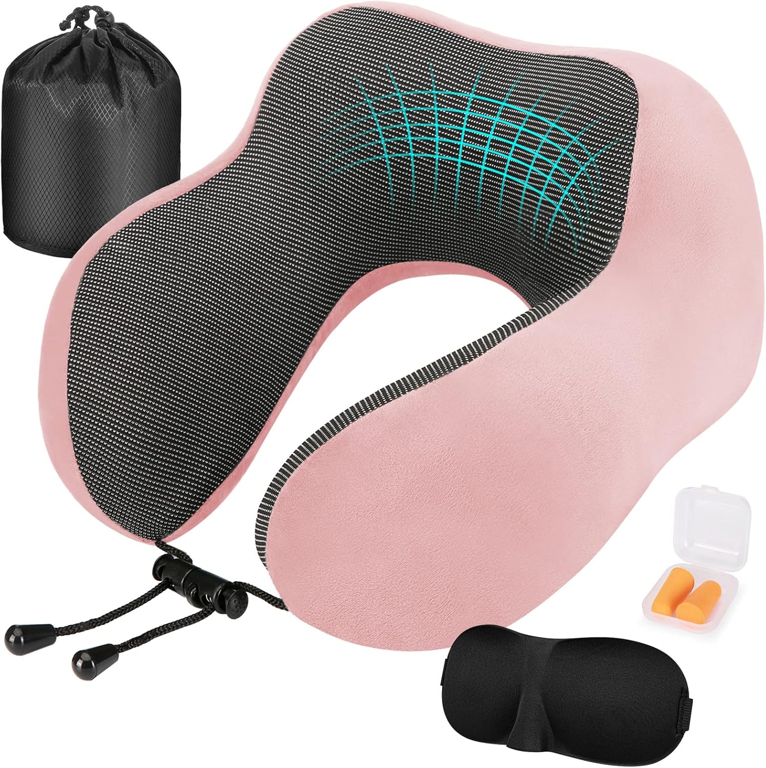 Eono Poduszka Podróżna na Szyję z Pamięcią Kształtu