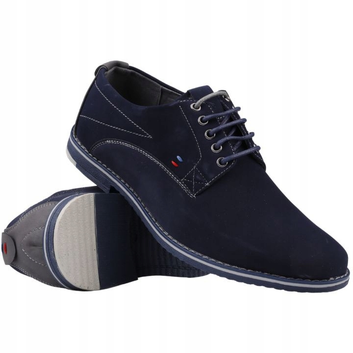 

Półbuty męskie buty wizytowe zamszowe eleganckie