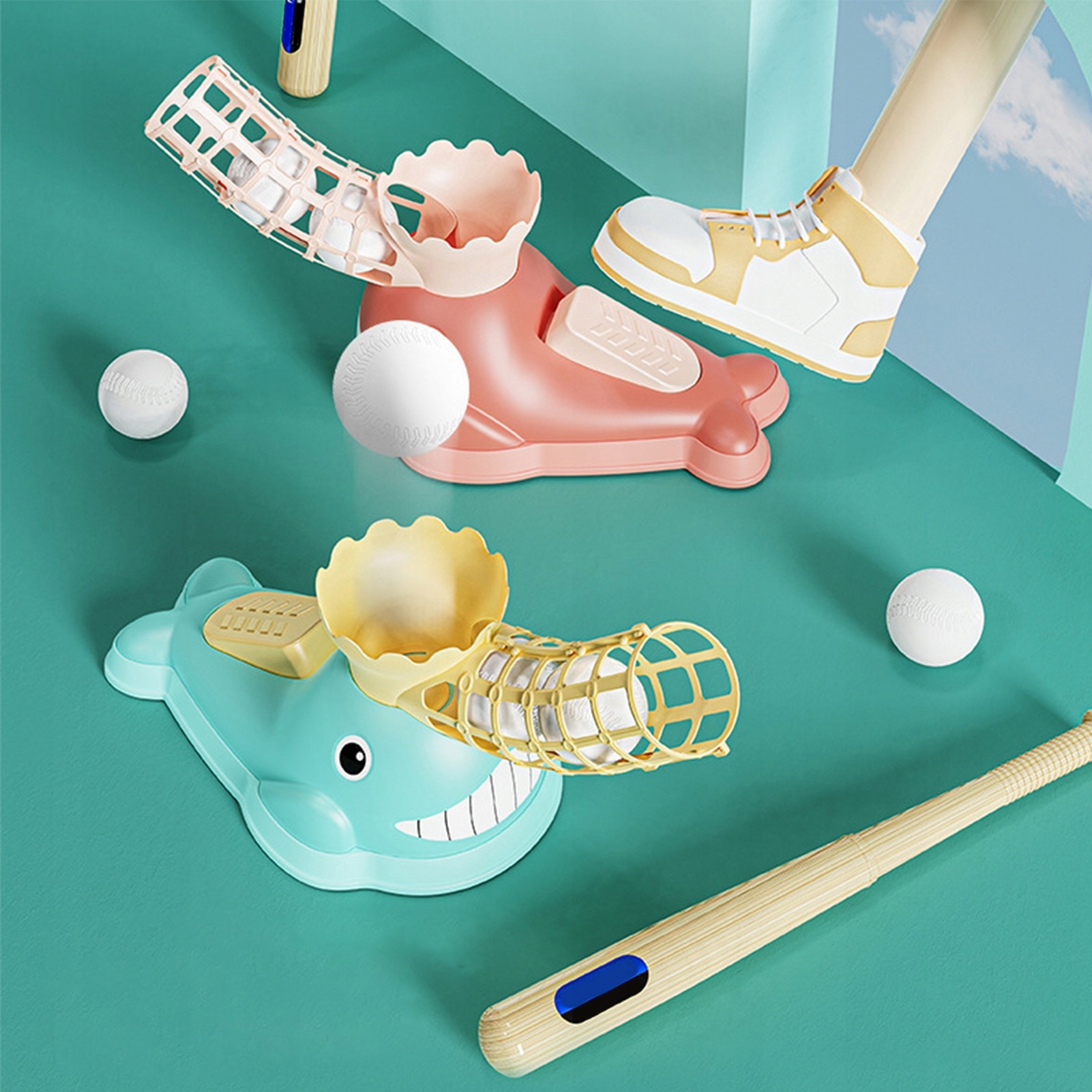 BASEBALL ZESTAW DO GRY DLA DZIECI KIJ + PIŁECZKA Model 2721230033912