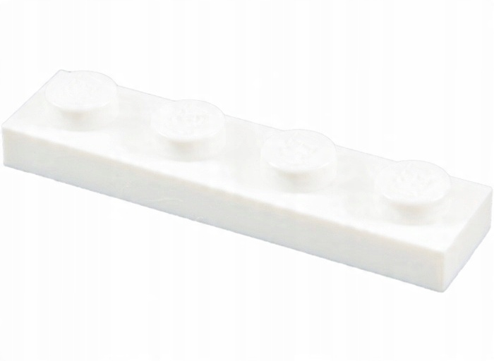 

00131N Lego 3710 371001 płytka 1x4 biały 1szt