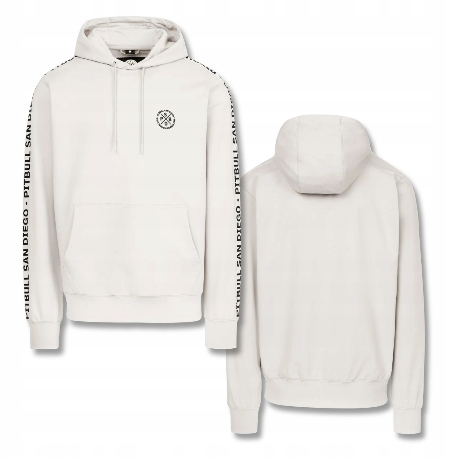 Pánská Mikina s kapucí Pitbull Tape Parker s měkkou vazbou klokanka XL