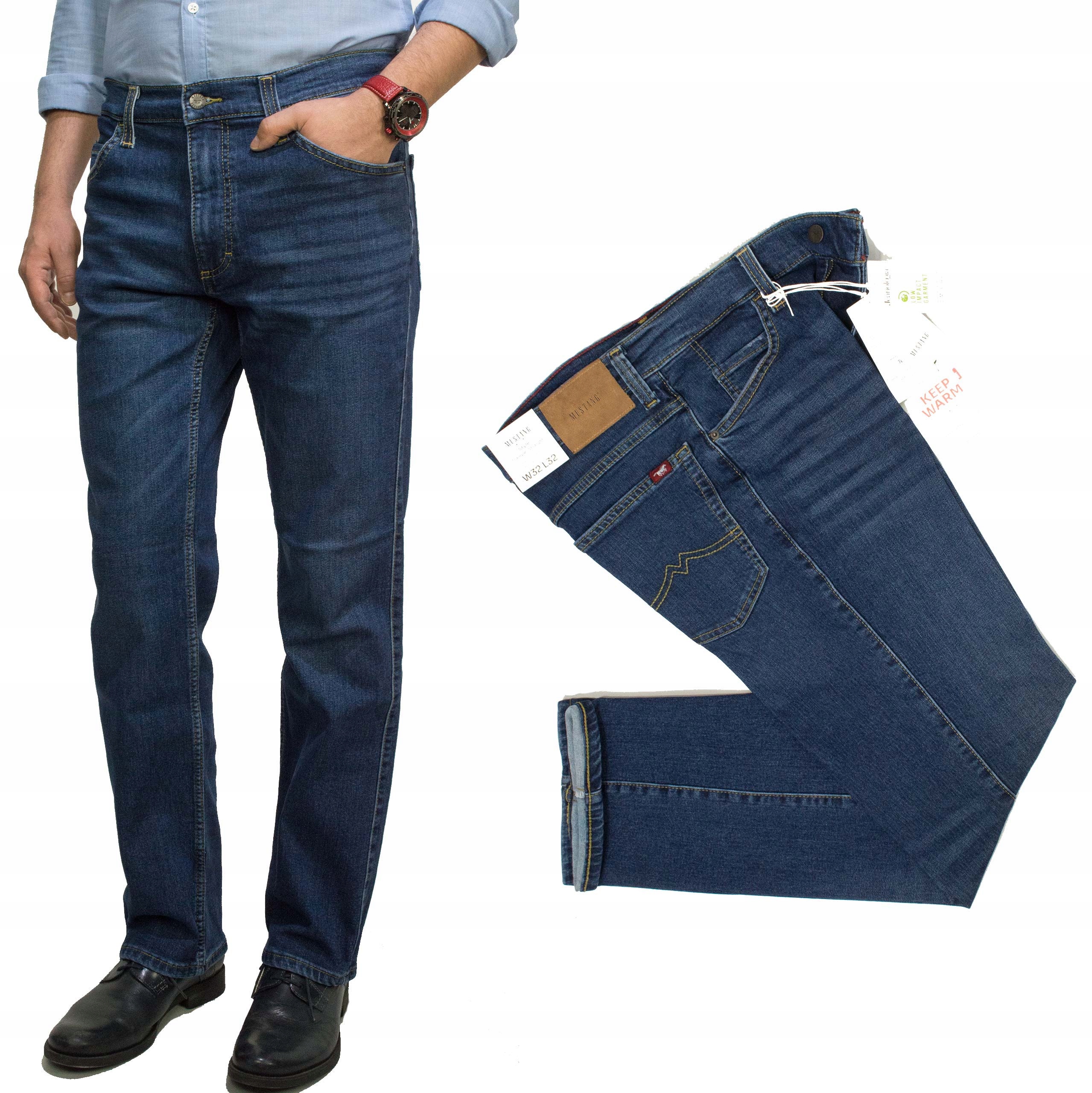 Mustang Tramper Straight Bliss 703 pánské džíny rovné W35 L30