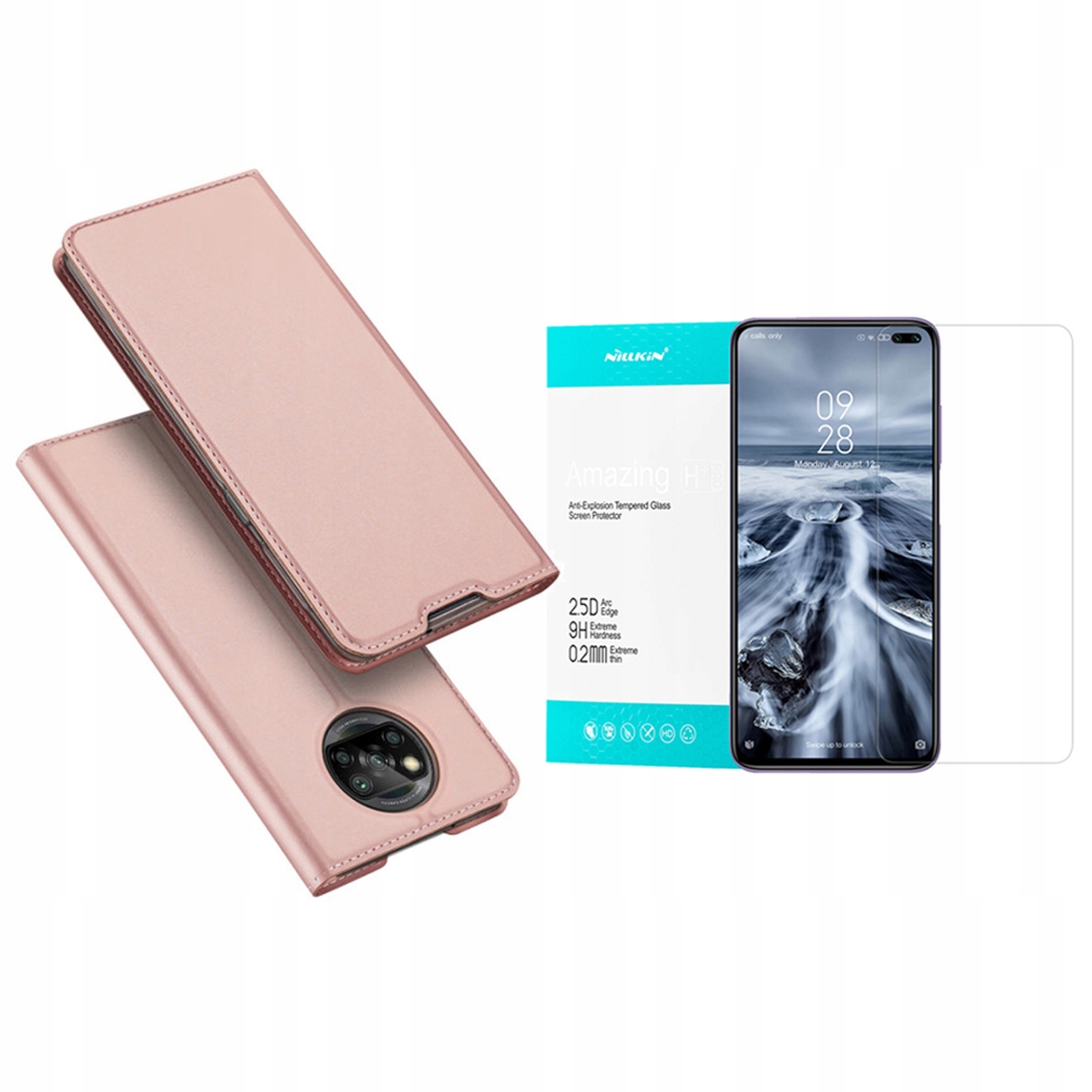 

Duxducis Etui Do Poco X3 Nfc + Szkło Nillkin H+pro