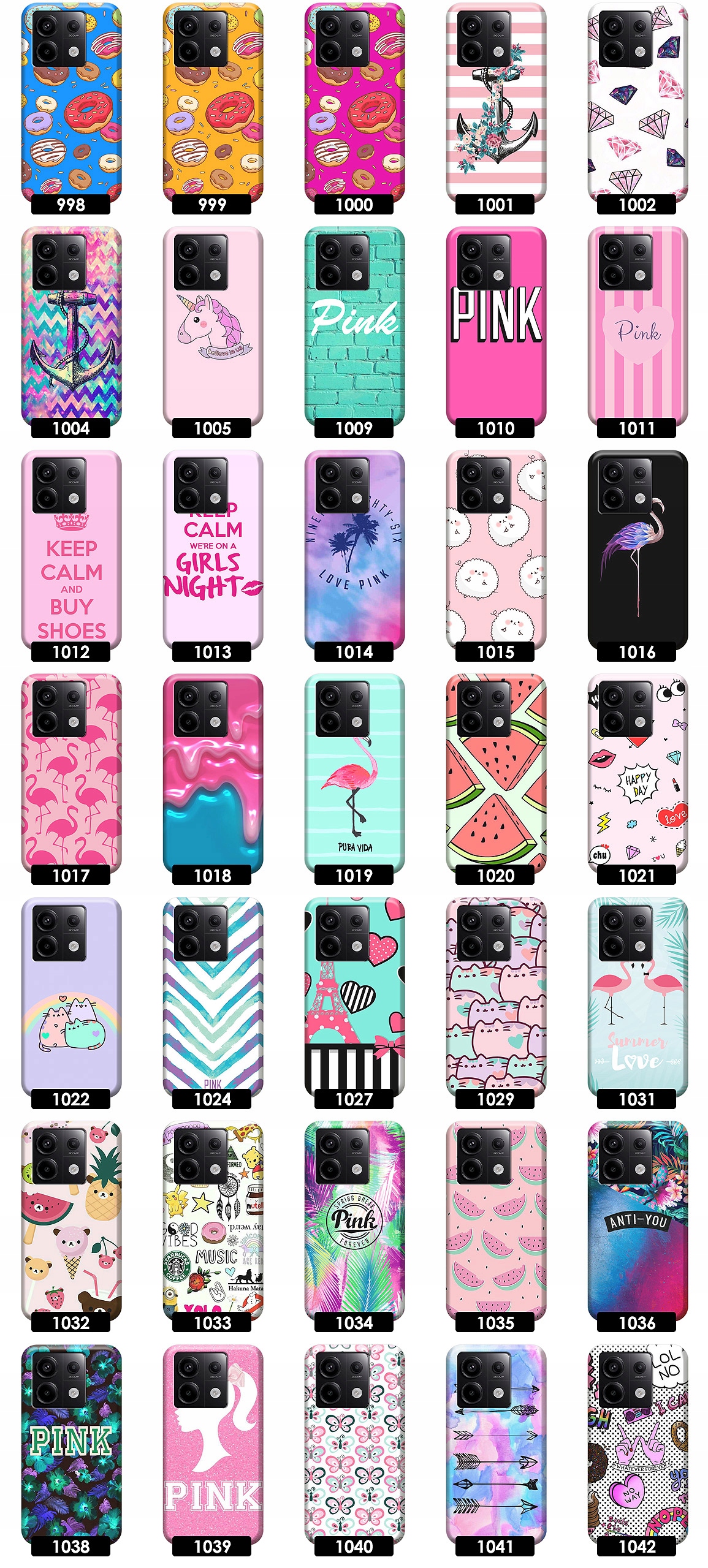 ETUI CASE OBUDOWA NA TELEFON DO XIAOMI REDMI NOTE 13 PRO 5G WZORY JAKOŚĆ Dedykowany model Redmi Note 13 Pro 5G