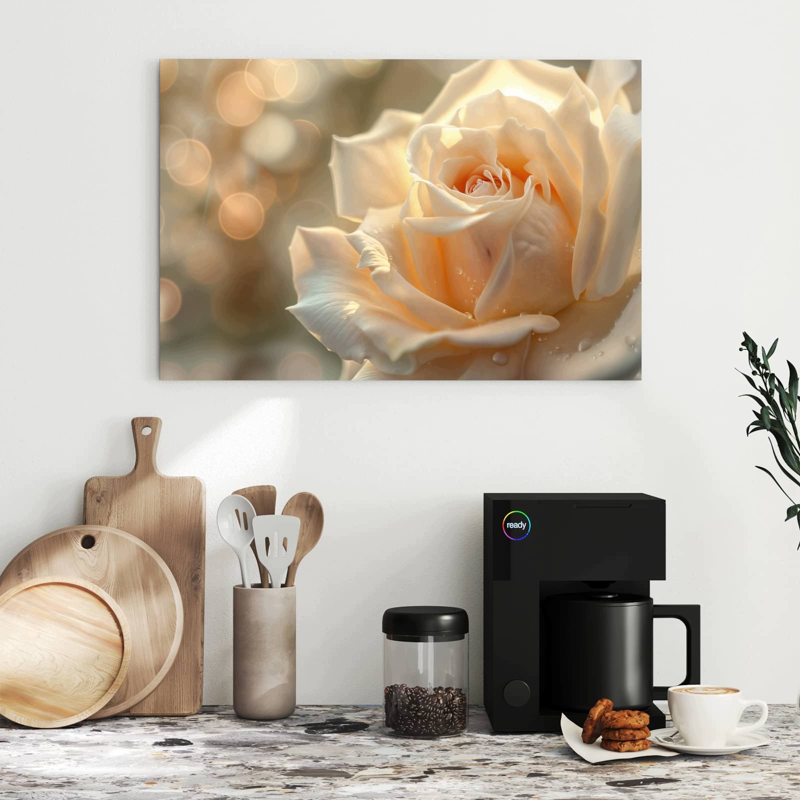 Magnetická tabule Elegantní Růže 60 × 40 cm