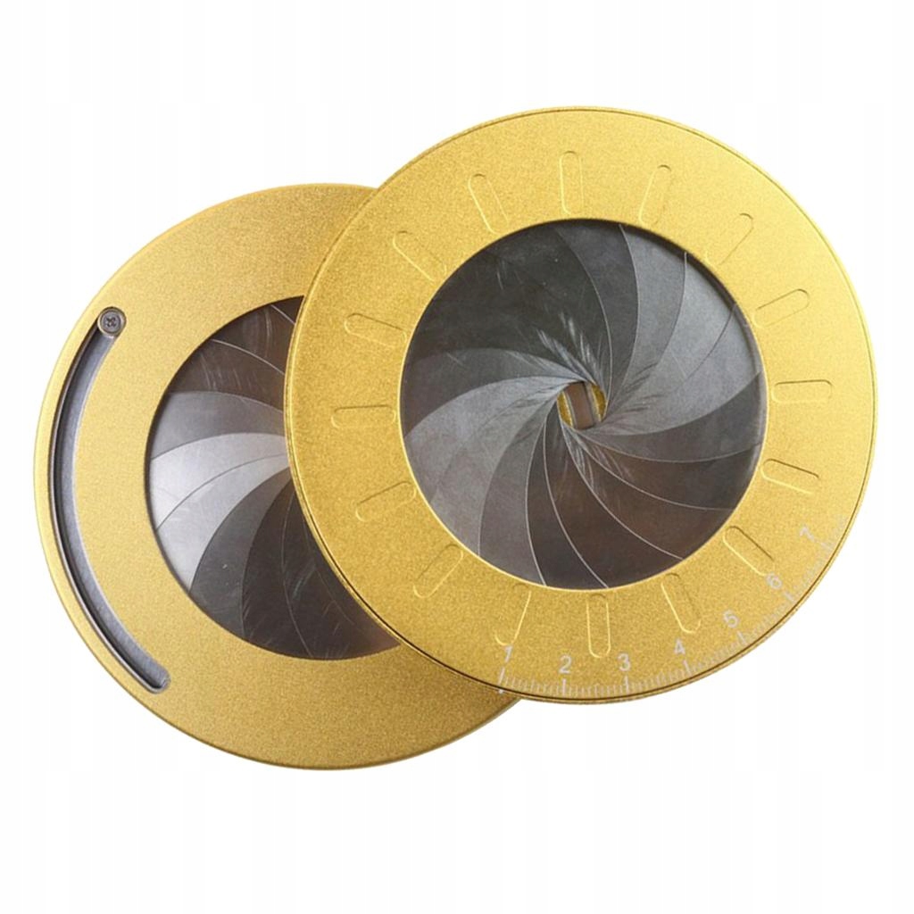 Aluminiowy okrągły rysunek geometryczny szablon Kod producenta gleaming-73019553