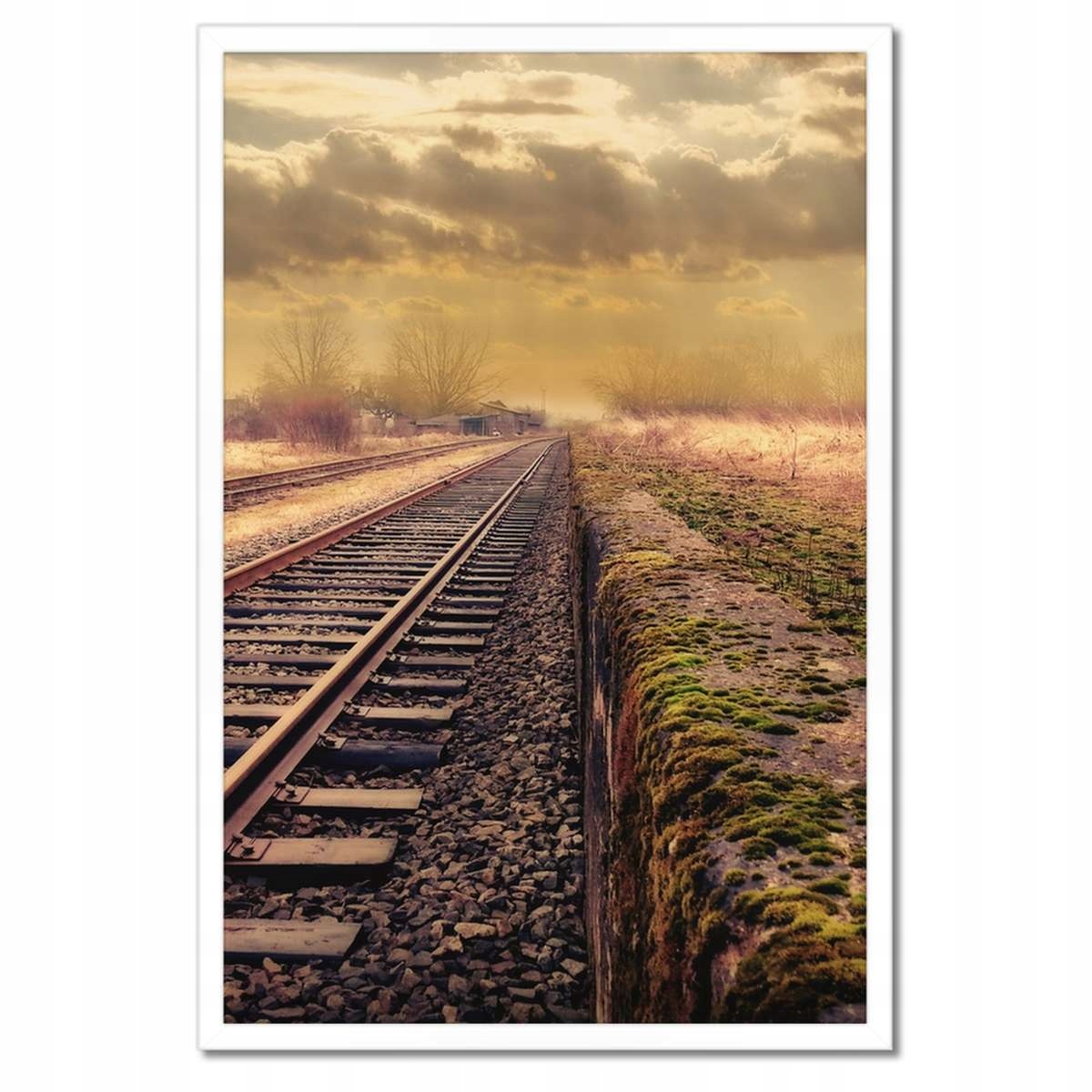 Plakáty v rámu 40x60 Železniční koleje