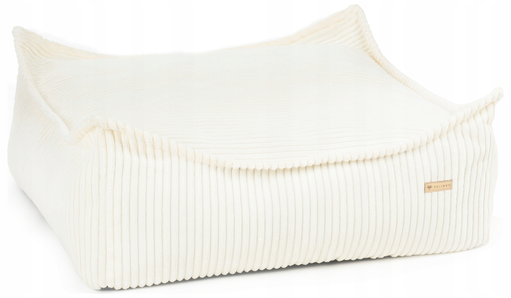 Levně Pelíšek plošina pro psa 60x60, ecru/béžová, sametové, pohodlné